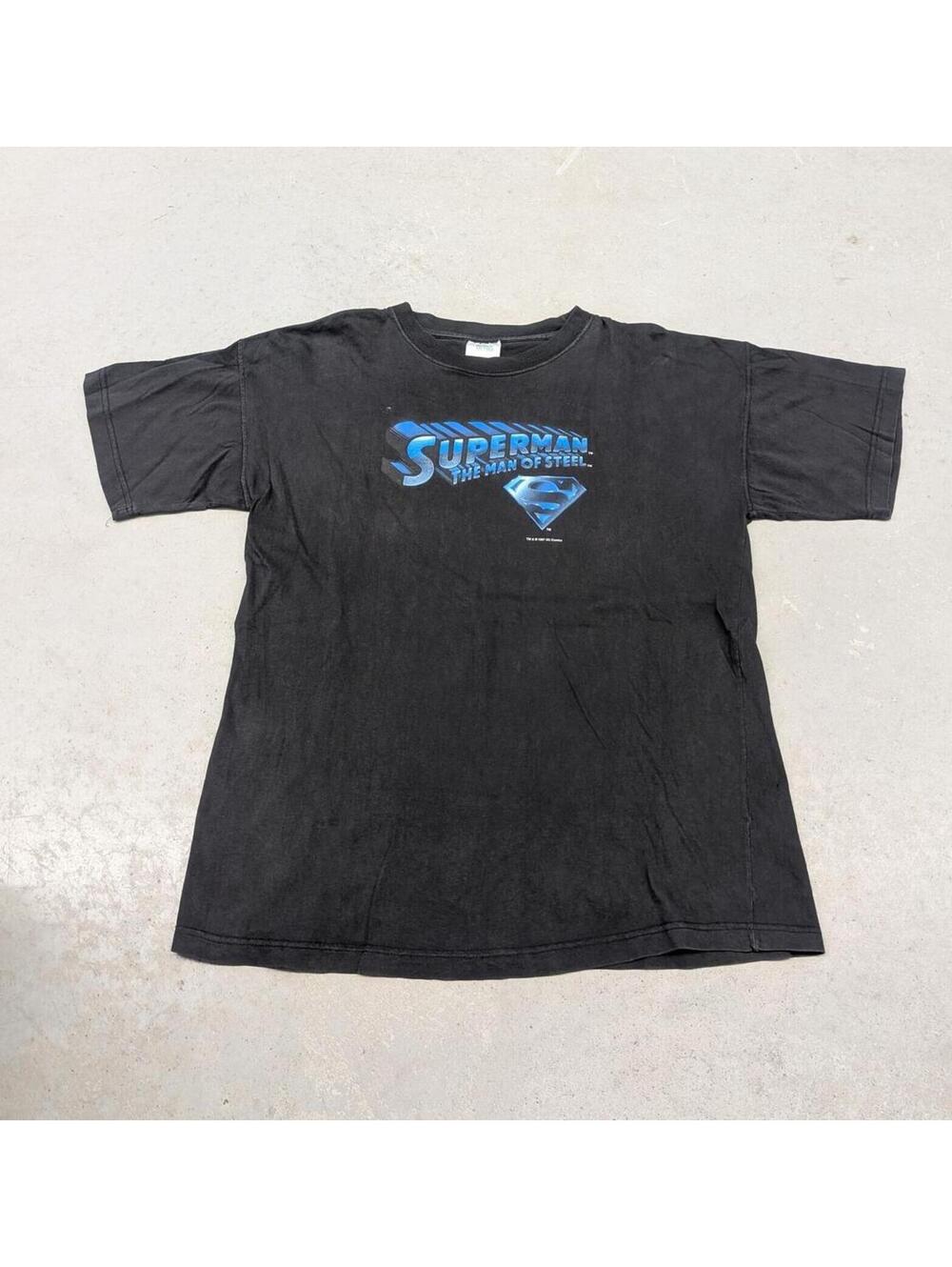 Vintage 90s Superman The Man of Steel Promo T-shirt